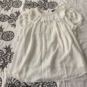 J CREW Swiss dot blouse